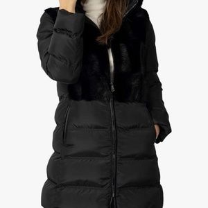 Racheal Roy  winter puffer coat